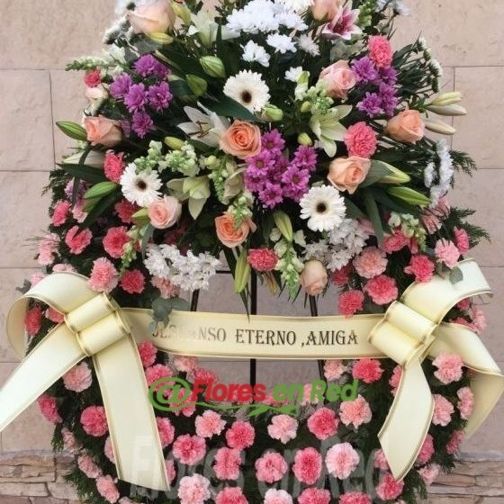 Corona Funeral Rosa
