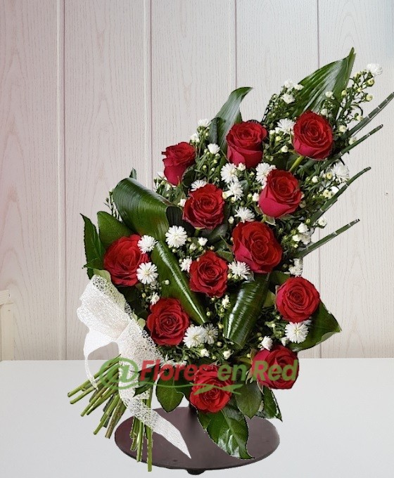 Ramo Funerario 12 Rosas