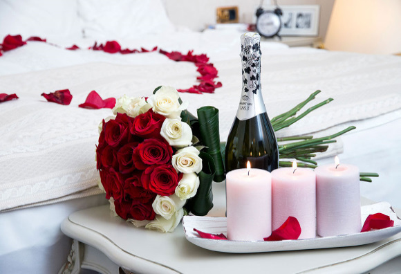 Pack Aniversario Rosas y Velas